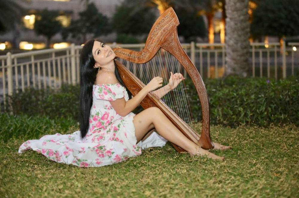 Arabic Harpist Gae events Dubai UAE 1 1
