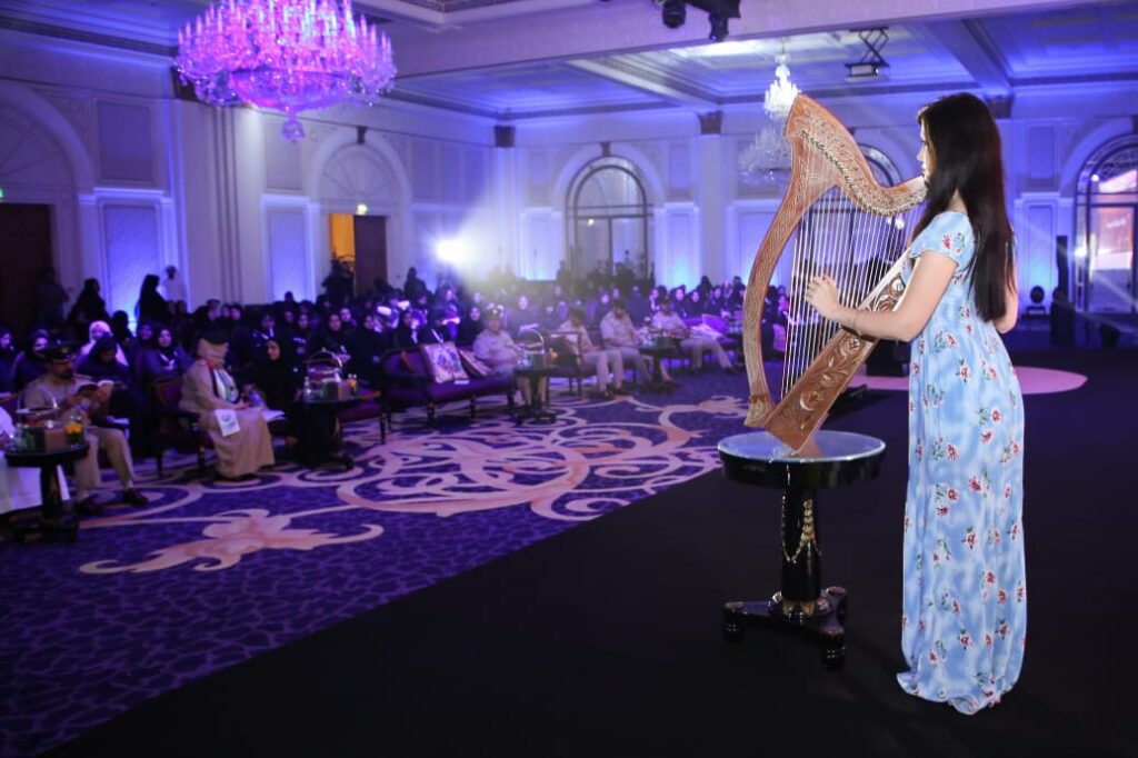 Arabic Harpist Gae events Dubai UAE 12