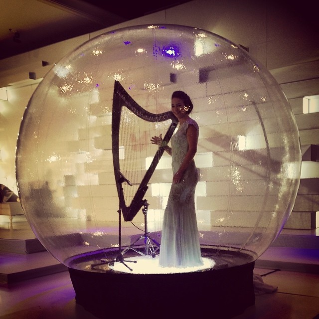LS Harpist Gae events Dubai UAE 3