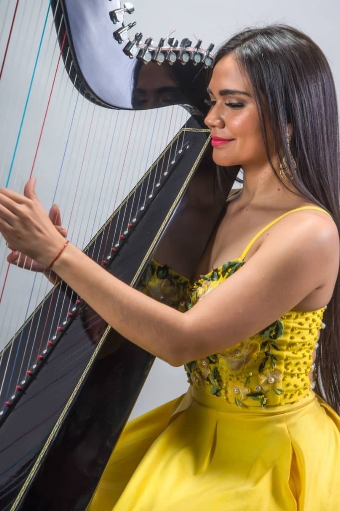 LF Harpist GAE events Dubai UAE 10