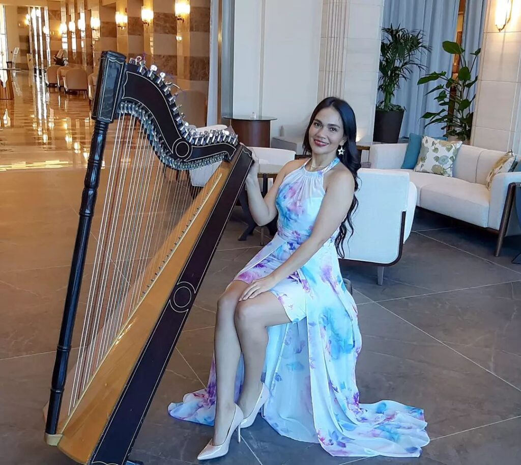 LF Harpist GAE events Dubai UAE 4
