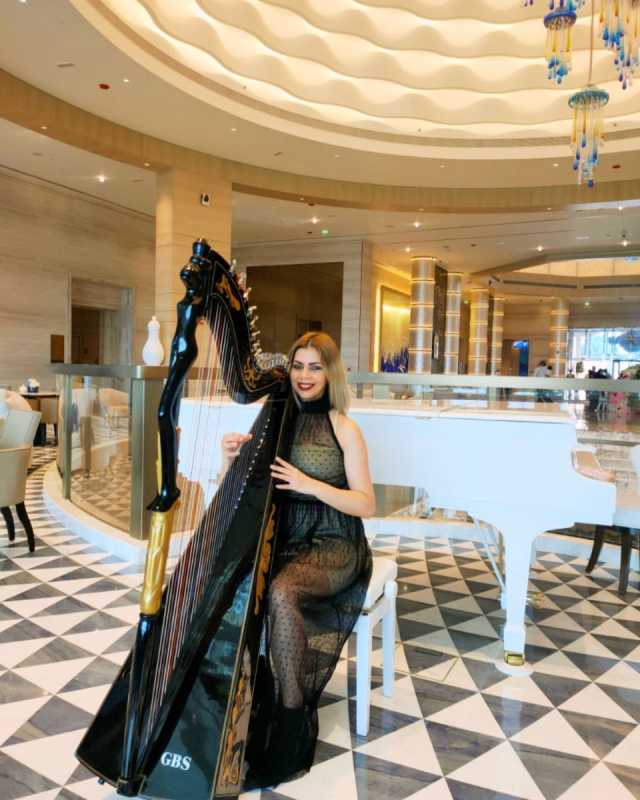 GC Harpist GAE Events Dubai UAE 1