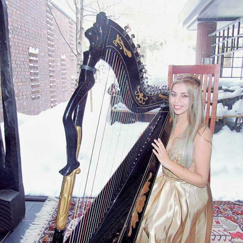 GC Harpist GAE Events Dubai UAE 2