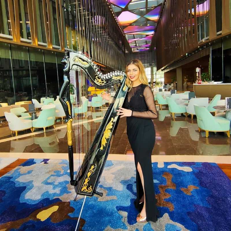 GC Harpist GAE Events Dubai UAE 3