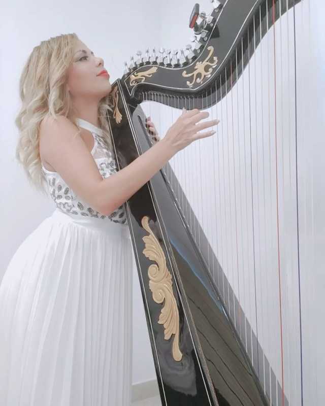 GC Harpist GAE Events Dubai UAE 9