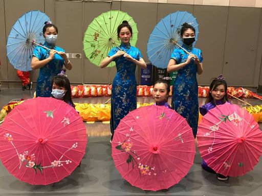 Umbrella Dancers Chinese New Year GAE Events Dubai UAE