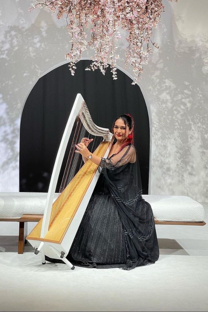 Profile XA Harpist GAE Events Dubai UAE