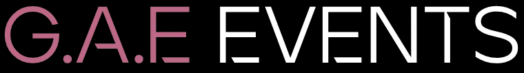 GAE Events Logo Black Background